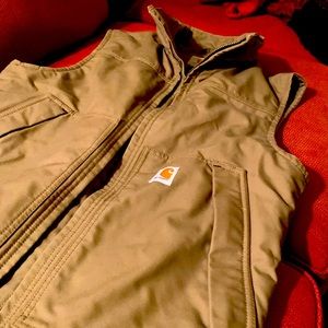 Carhartt Men's Brown Quick Duck Jefferson Vest